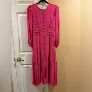 Women’s hot pink, midi/maxi dress
